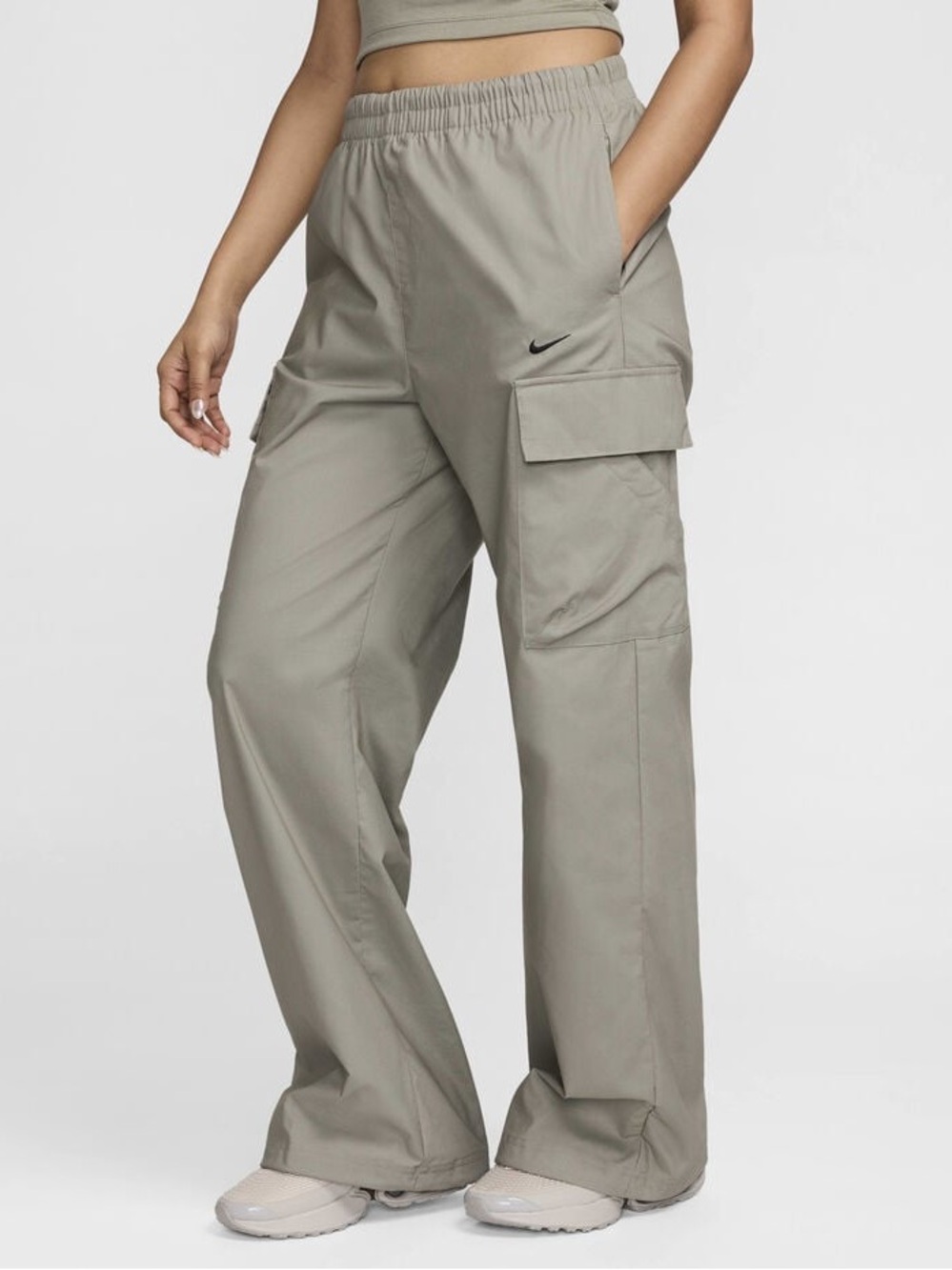 Nike Everything Wovens Cargo Pants Womens 2XL Light Army Baggy FV7643-320